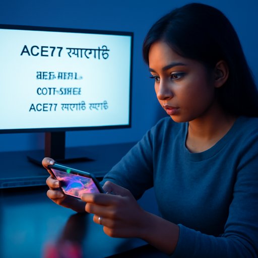 ACE77 সাপোর্ট রুমে বাংলা নোট দেখানো মনিটর